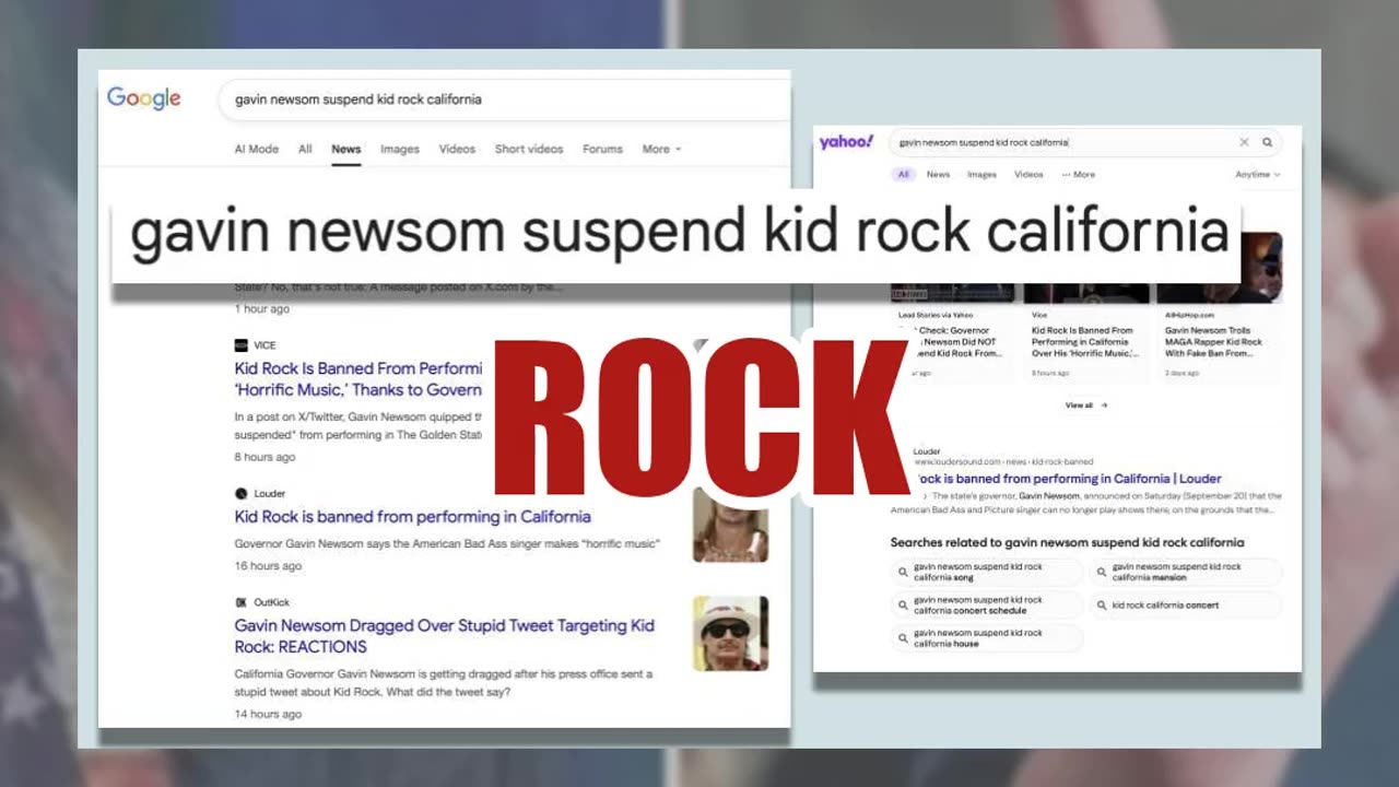 Fact Check: Governor Gavin Newsom Did NOT Suspend Kid Rock From Performing In California