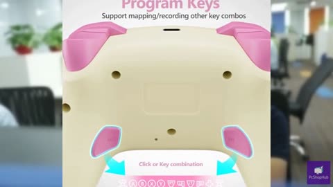 for Switch Controller with Hall Effect Triggers & Joysticks/Wake-Up Function, Wi