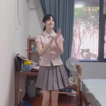 Campus Charm | Cute Dance in White Dress