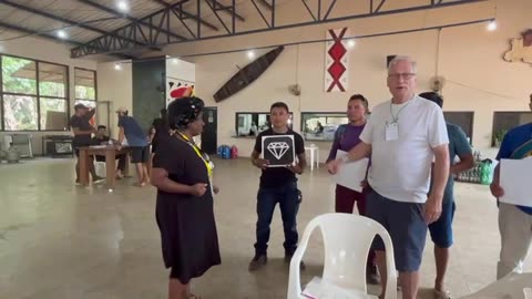Brazil: Richard Sharp explains the One Wish Bracelets.