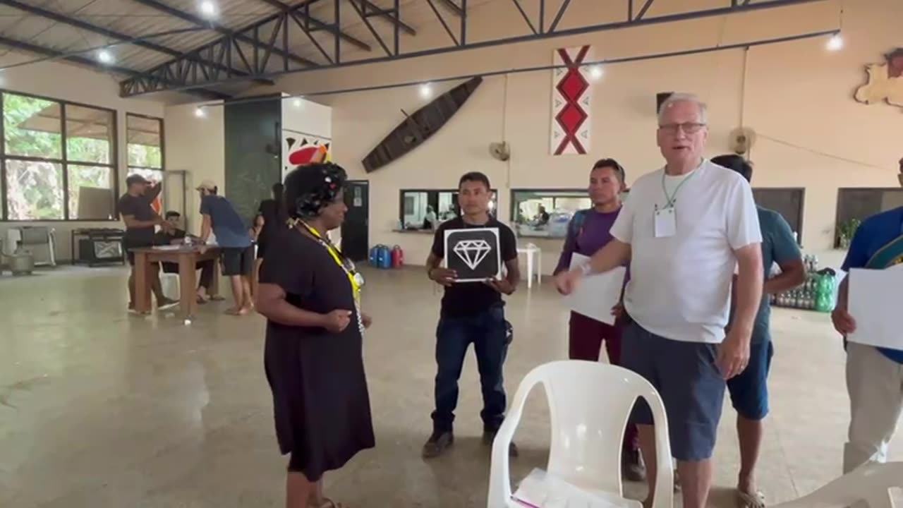 Brazil: Richard Sharp explains the One Wish Bracelets.