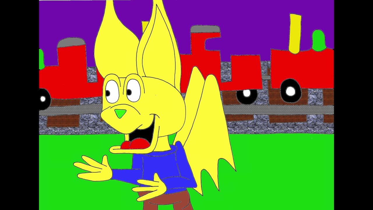 Matthew The Bat On a Ghost Train