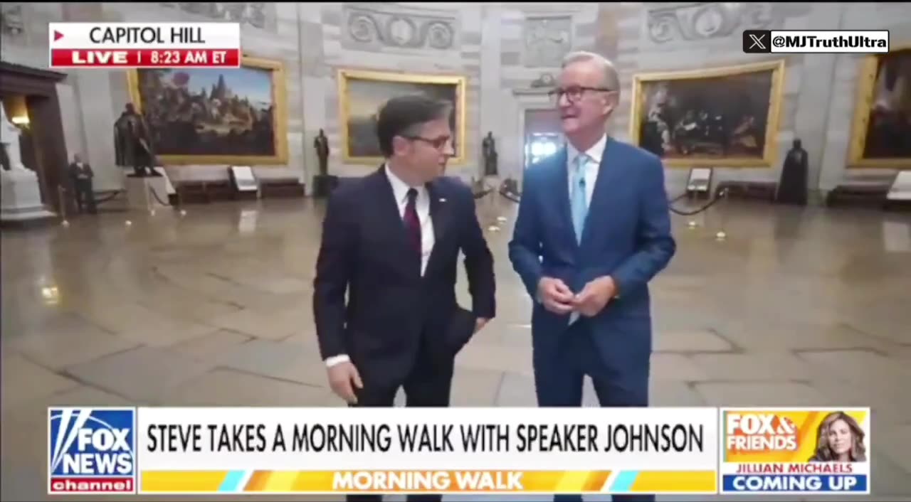 Mike Johnson referred himself as a “Wartime Speaker, in a real sense”