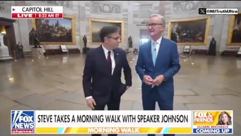 Mike Johnson referred himself as a “Wartime Speaker, in a real sense”
