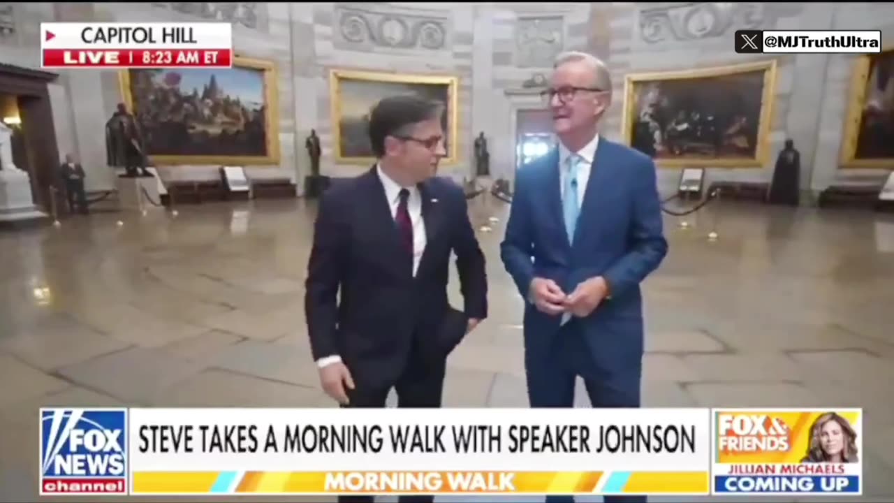 Mike Johnson referred himself as a “Wartime Speaker, in a real sense”