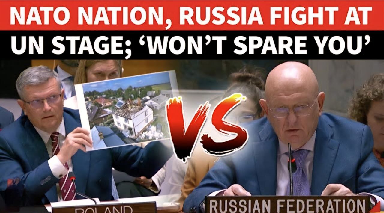 ‘If You BURN…’: Putin’s Aide SCOLDS NATO Nation Official At UN Over Alleged Drone Incursion