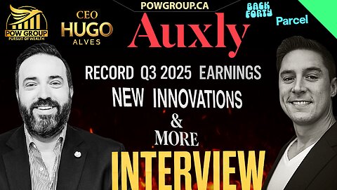 Interview: Auxly CEO Hugo Alves on Record Q3 2025 Results, New Innovations & More