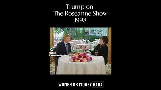 Roseanne Barr (1998) Interviews Donald J Trump “I really admire & respect woman”