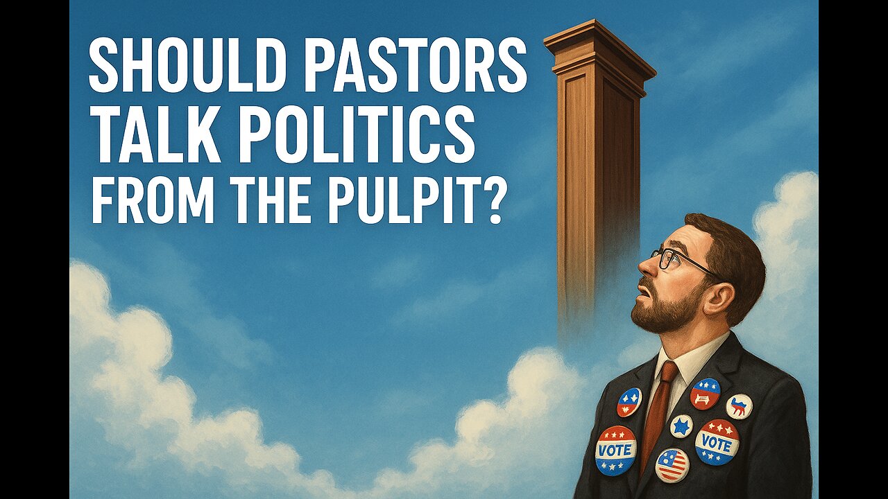Should Pastors Talk Politics from the Pulpit? A Biblicist Perspective