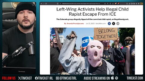 Leftist Anti-ICE Group HELPS Child Abuser Illegal Immigrant ESCAPE, The Left Is A Cult