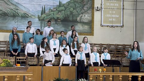 В вышине под небесами … Общее пение.