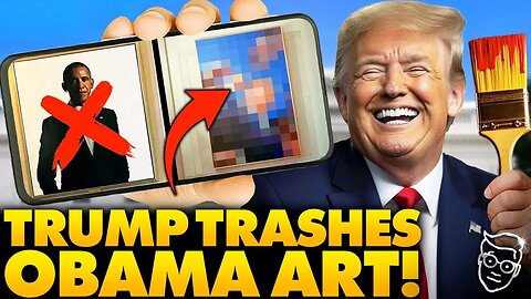 Trump RIPS Obama Portrait off White House Wall, Replaces it With JAW-DROPPING Painting as Libs RAGE