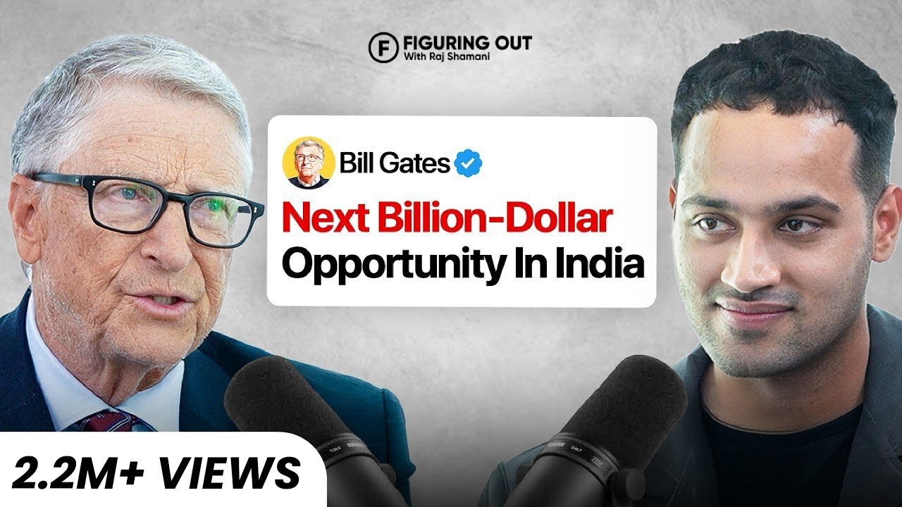 Bill Gates on India, Billion-Dollar Business Opportunities, PM Modi & Children | FO335 Raj Shamani