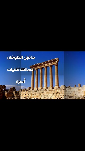 هندسة ما قبل الطوفان: أسرار العمالقة وتقنياتهم المفقودة؟ ️