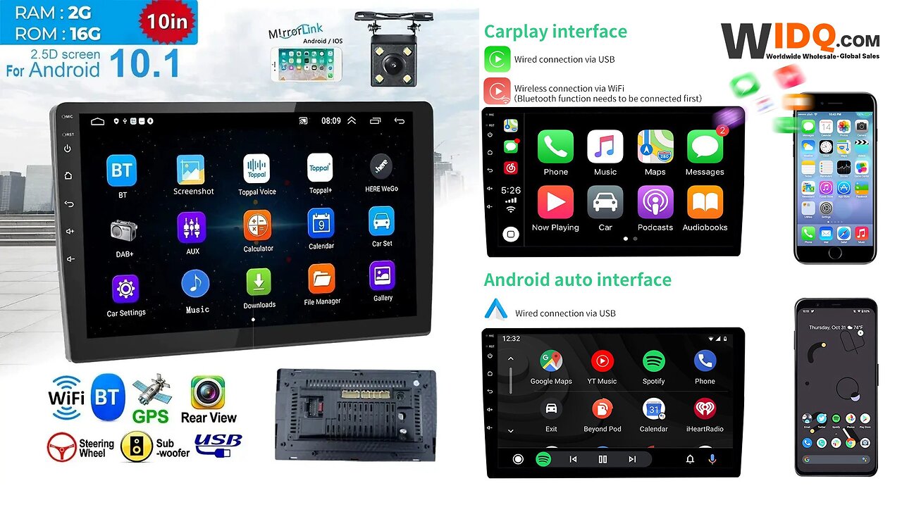 🚗 Upgrade Your Ride! 10.1″ Android Car Stereo is HERE! 🔊