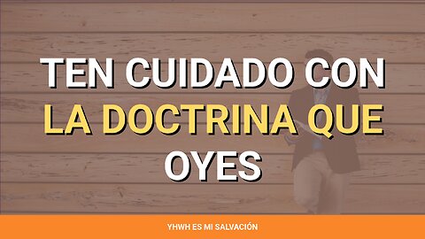👂 ️Ten cuidado con la doctrina que oyes | Lucas 8:18