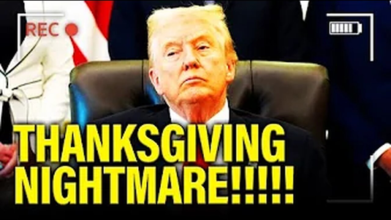 Trump LOSES IT on THANKSGIVING DAY as WALLS CLOSE IN