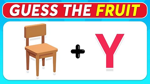Fruit & Vegetable Emoji Quiz 🍍🥒 | Test Your Knowledge!"
