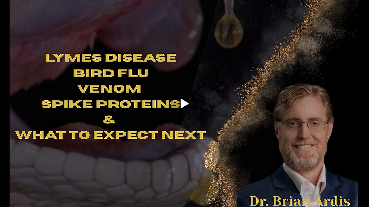 Dr Bryan Ardis-Unmasking The Agenda and How YOU can be Prepared for The Future