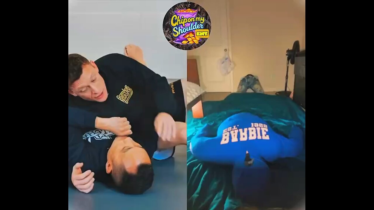 Pt3.Berimbolo Bobby gets choked in crucifix position