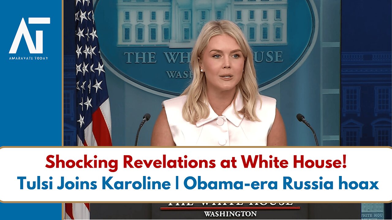 Karoline Leavitt Drops Bombshells at White House Briefing | Obama-era Russia hoax, AI, Trade Deals