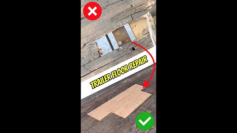 Trailer Floor Repair 🚛 #dieselmechanic #trailerrepair #truckrepair