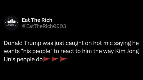 Trump Caught On 🔥🎤