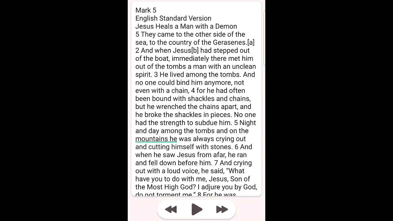 Mark Chapter 5 ESV