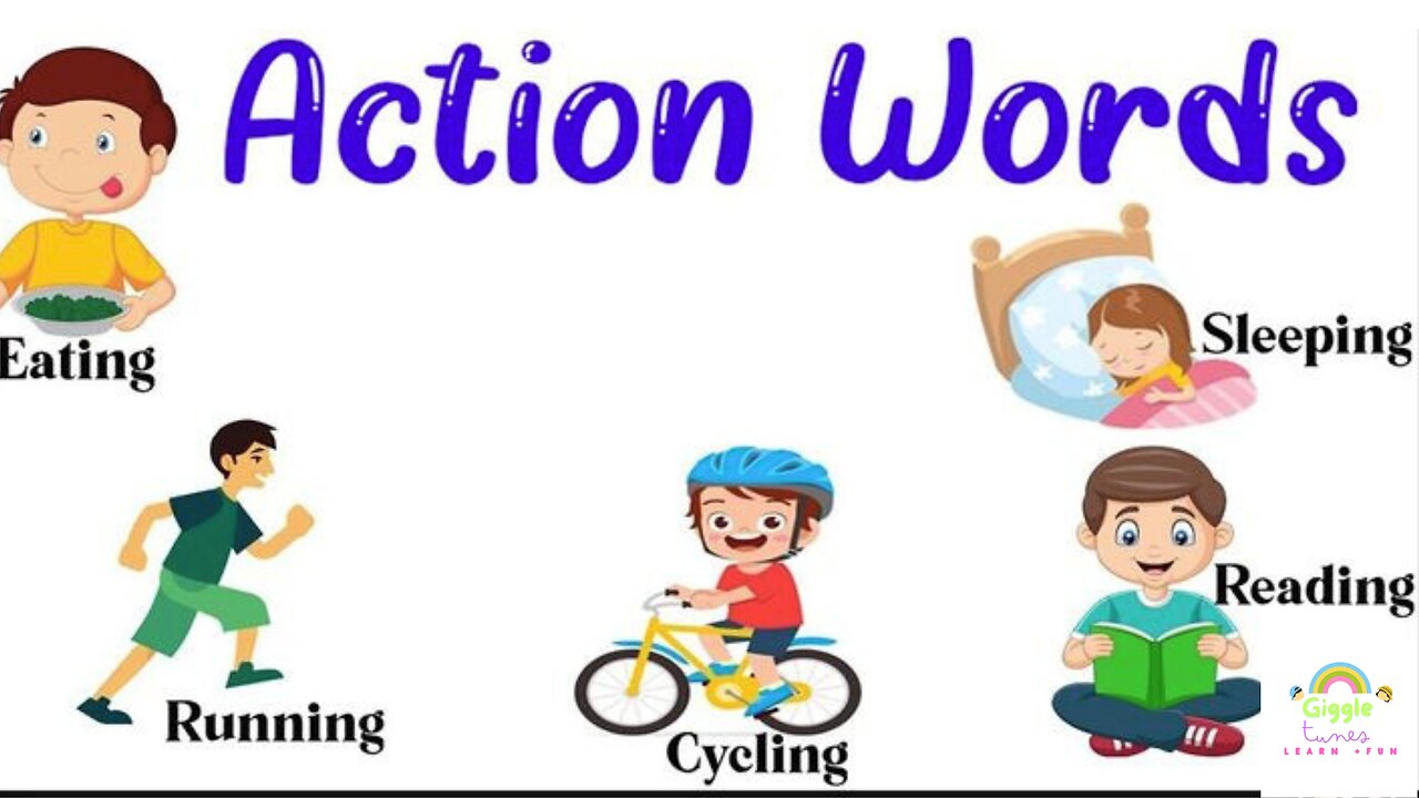action words 100 plus for preschoolers
