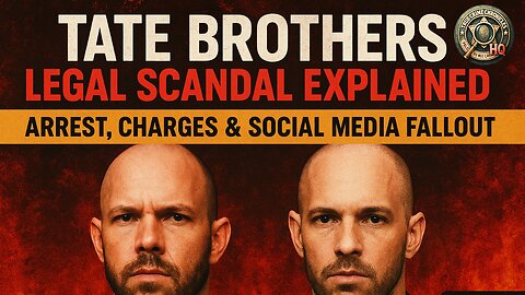 ]Tate Brothers Legal Scandal Explained 🔥 | Arrest, Charges & Social Media Fallout 2025