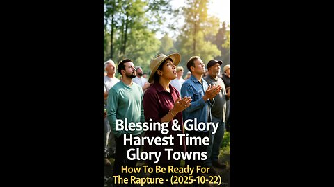 Blessing & Glory-Harvest Time-Glory Towns-How To Be Ready For The Rapture-(2025-10-22)