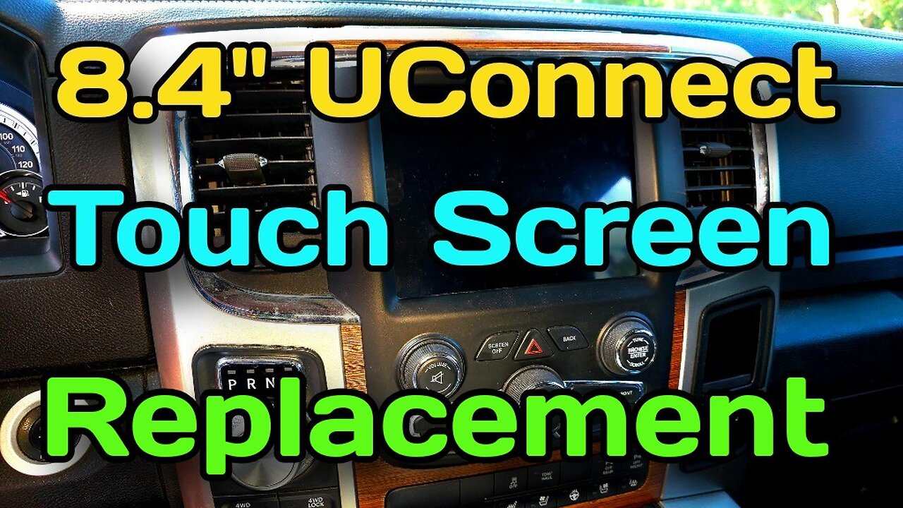 DIY How to Replace Delaminated 8.4" UConnect Touch Screen in 2018+ RAM Trucks - End Ghost Touches