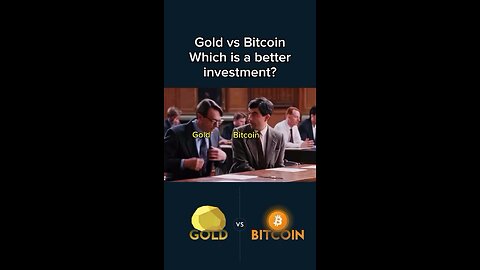 gold vs bitcoin investment #rumble #test