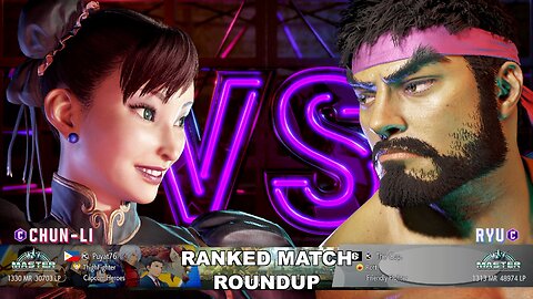 Kuya Kalbo SF6 Ranked Match Roundup. Chun Li Master Rank [Hori Fight Stick]