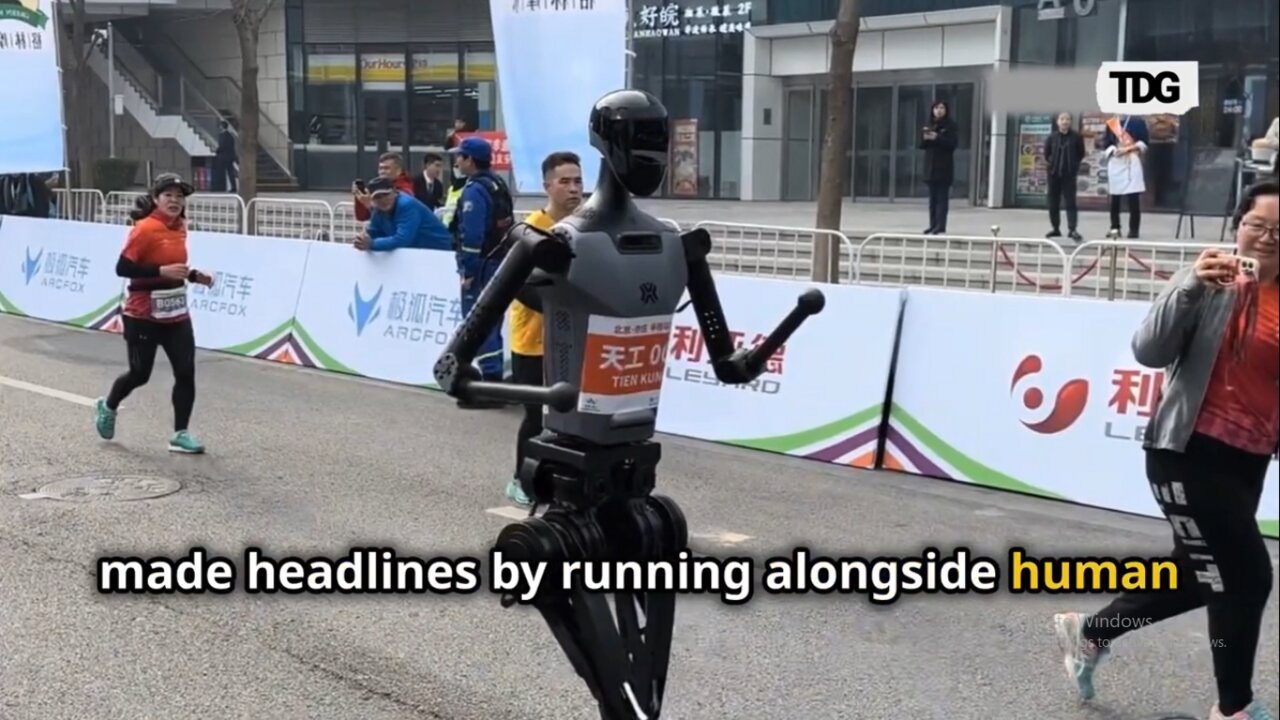 Chinese Robots Are Running Half Marathons