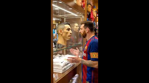 What Messi did to Ronaldo 😱