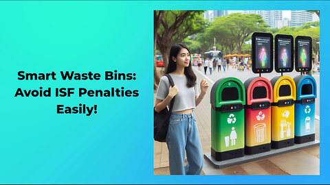 Mastering ISF Filing: How to Avoid Penalties for Importing Smart Waste Bins