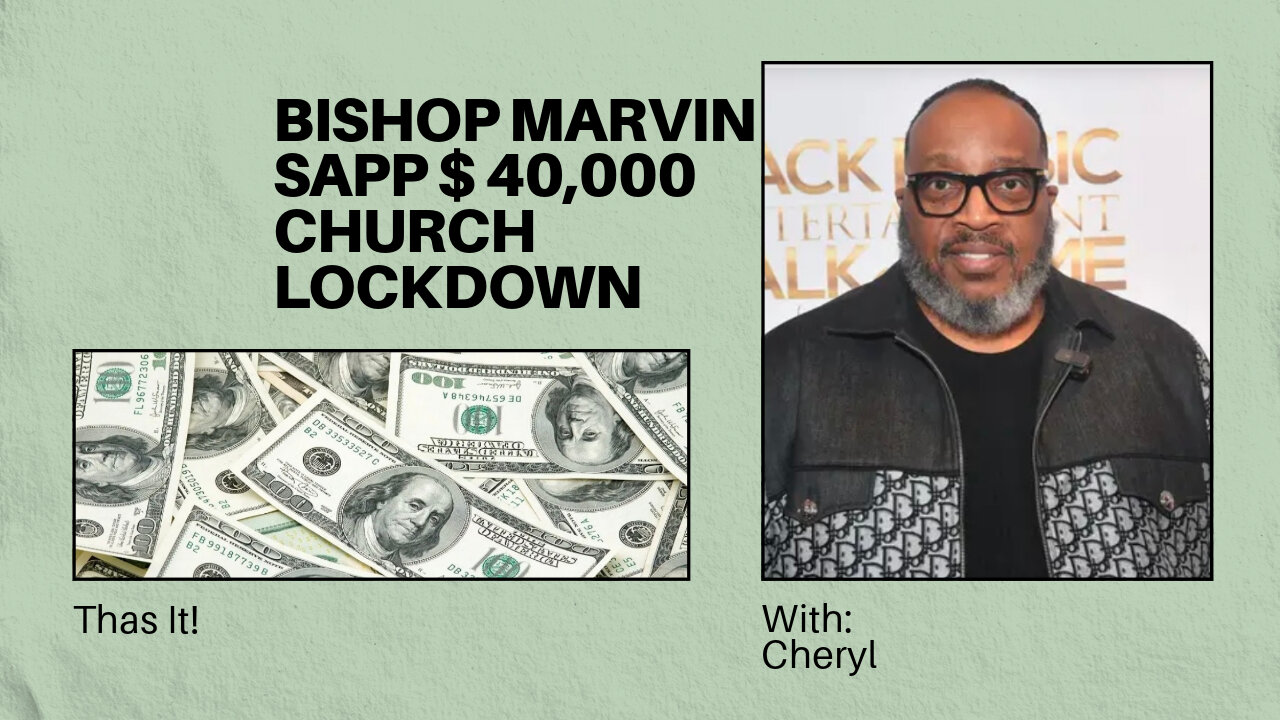 BISHOP MARVIN SAPP $40,000 CHURCH LOCKDOWN | Conversation I had with T.J. Ward about the Konanki case