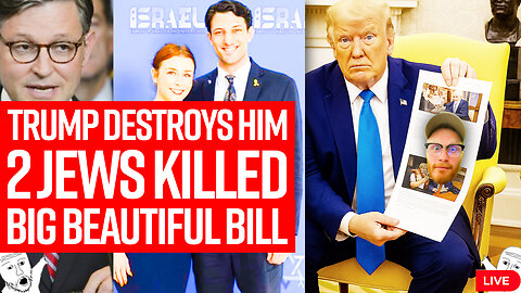 🚨 TRUMP EXPOSES WHITE GENOCIDE + DC Jewish Diplomats Killed! Trumps NEWS Big BILL