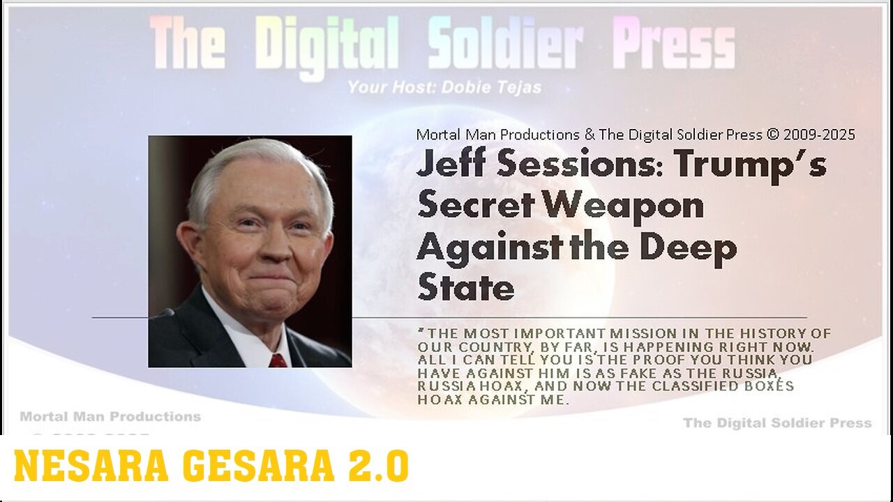 Jeff Sessions - Trump's Secret Weapon Against the Deep State
