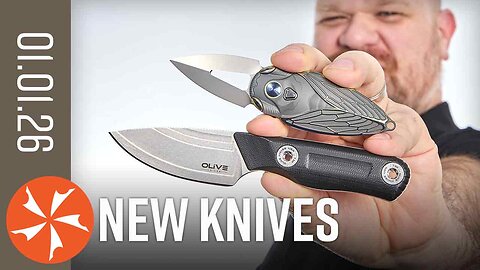 New Year, Same Dad Jokes - New Knives January 1st, 2026 at KnifeCenter