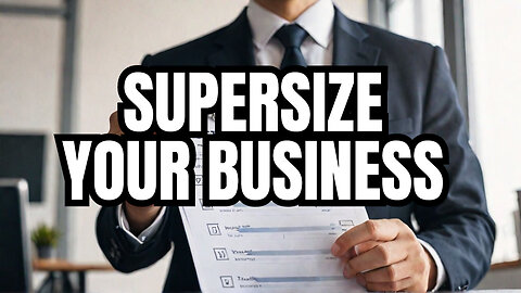 Use This 5 Step Process To Get Anything You Want Financially And Supersize Your Business!