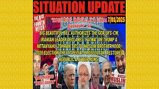 SITUATION UPDATE 7/1/25 - Big Beautiful Bill Authorizes The Gcr/Qfs-Cw, No Way Out