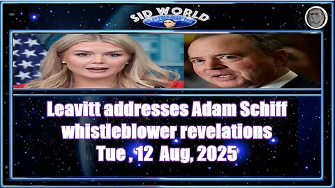 Leavitt addresses Adam Schiff whistleblower revelations