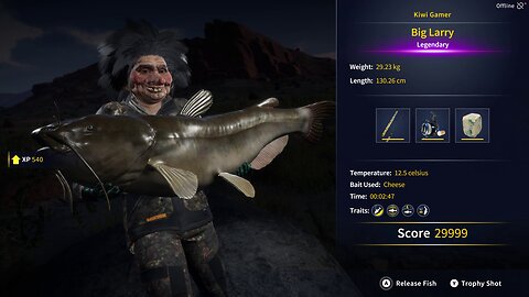 Legendary Fish Big Larry Call Of The Wild The Angler Golden Ridge Reserve 4 September 2025