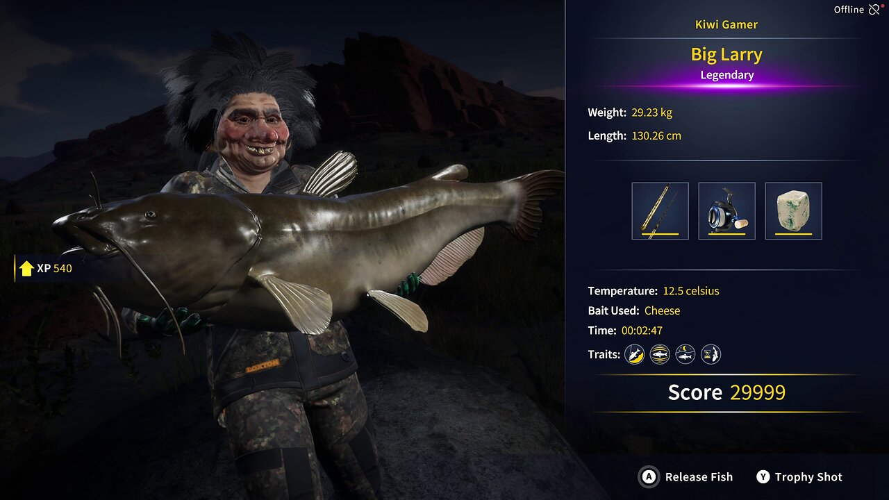 Legendary Fish Big Larry Call Of The Wild The Angler Golden Ridge Reserve 4 September 2025