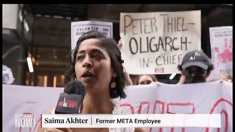 Purge Palantir": Day of Action Protests Firm's Role in Gov't Surveillance, ICE & Genocide in Gaza