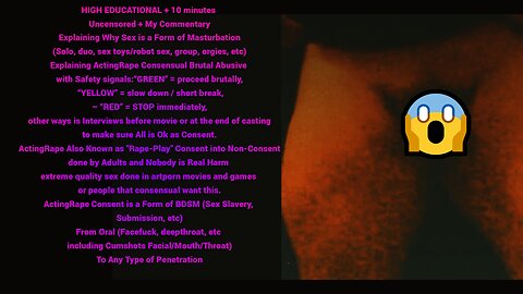 Educational: Uncensored Me -20 degree Night, Cold, Big Legs, Penis