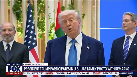 President Trump departs Abu Dhabi 'my daughter had a baby, I'm going home'