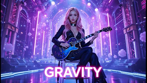 Gravity – Dreamy K-Pop x Chill Pop Song | Romantic Cosmic Love Vibe (Official Lyric Video)
